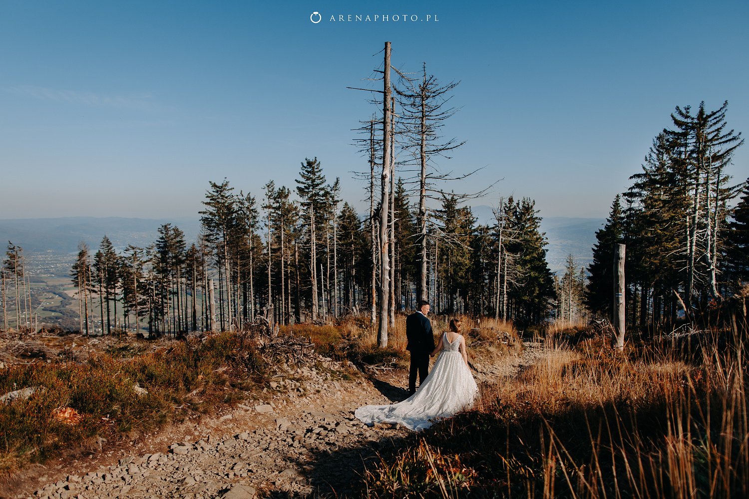 fotograf ślubny Konin plener w górach